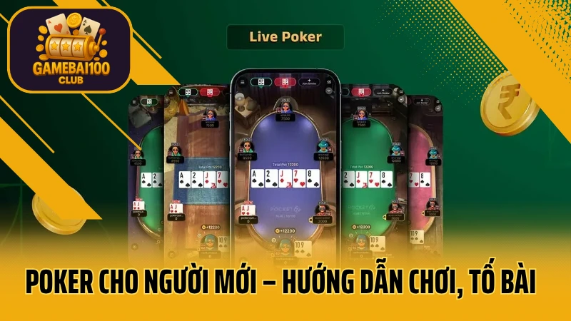 Poker Cho Người Mới – Hướng Dẫn Chơi, Tố Bài Và 3 Mẹo Giành Lợi Thế